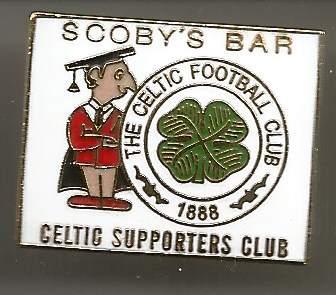 Pin SCOBYS BAR Celtic Fanklub